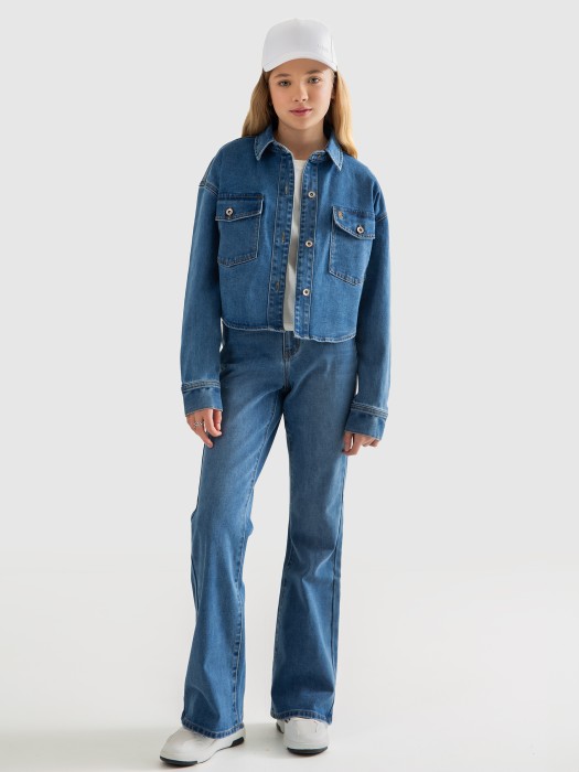 Dievčenská košeľa  jeans DANI 243